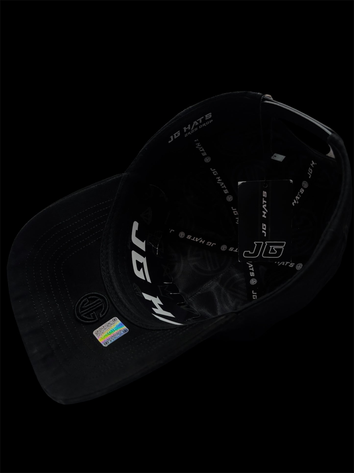 JG Hats NY TOTAL BLACK