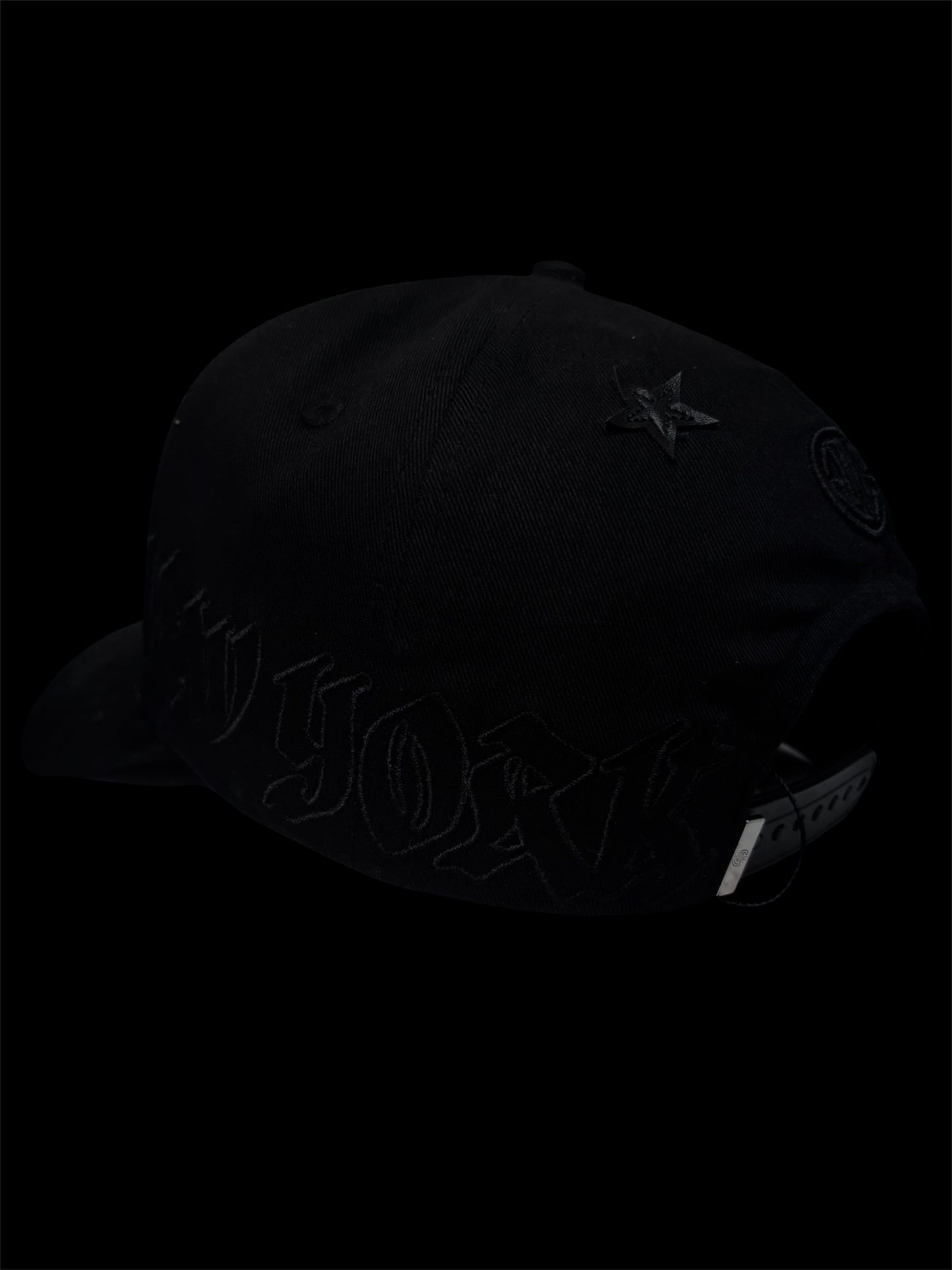 JG Hats NY TOTAL BLACK