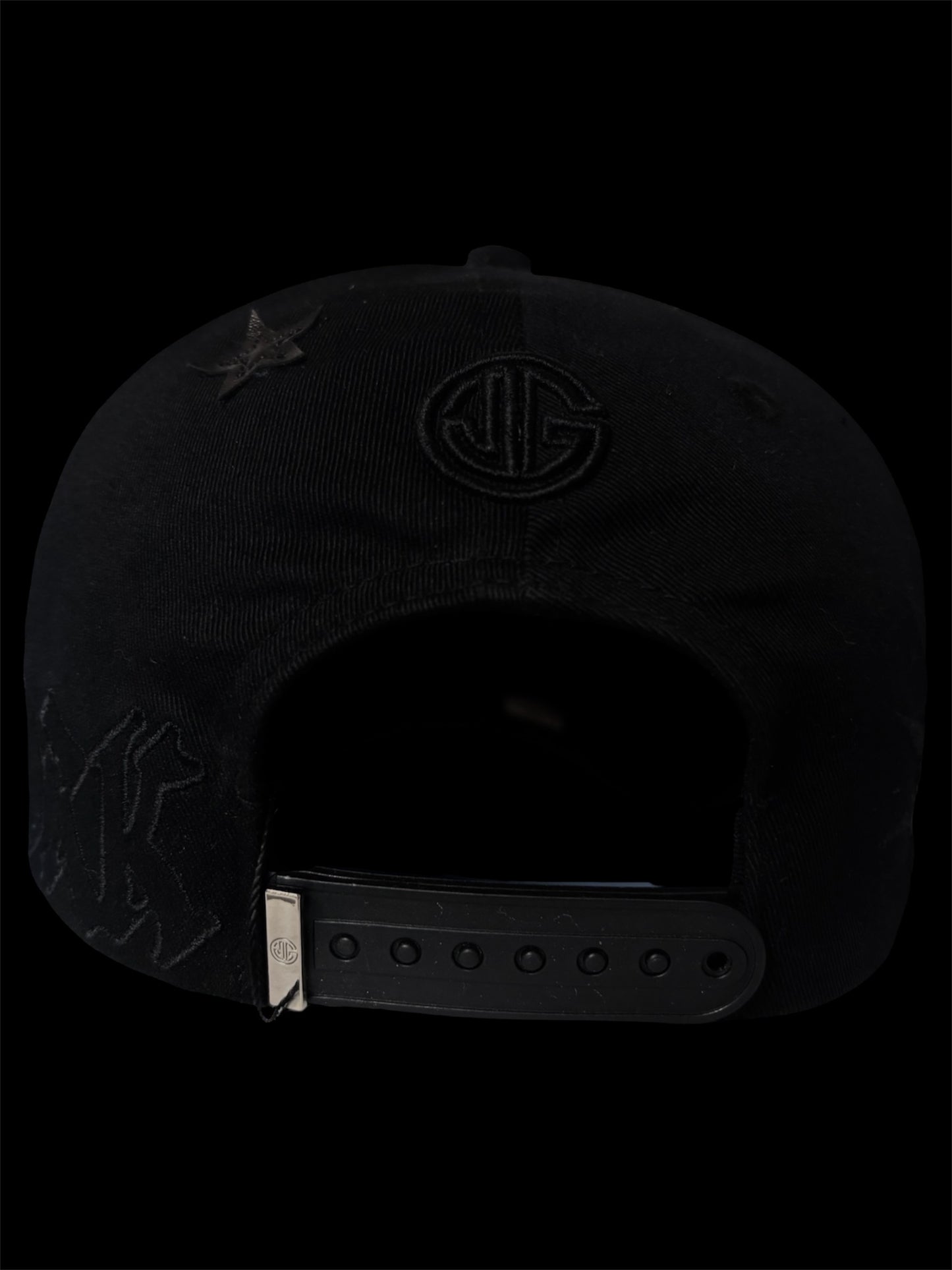 JG Hats NY TOTAL BLACK